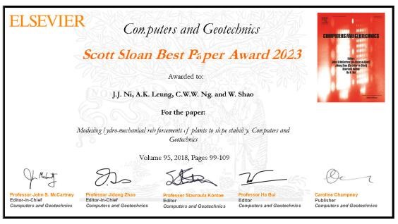 Scott Sloan Best Paper Award